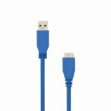 S Box plavi kabl za punjač USB A (muški) na micro USB (muški) 1.5m Cene