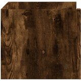 Zidna polica smeđa boja dimljenog hrasta 70,5x35x30,5 cm drvena | Eponuda.com