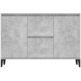  Komoda siva boja betona 102 x 35 x 70 cm od konstruiranog drva | shoptok.hr