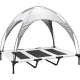  Krevet za psa Srebrno Siva 122 x 93 x 106,5 cm Čelik | shoptok.hr