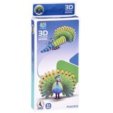  3D slagalica kartonski model šareni PAUN uradi sam DIY 18ele ZA5718 | shoptok.hr