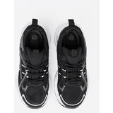 Shelvt Black sneakers with a breathable upper and a chunky white sole | shoptok.hr