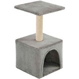  Penjalica za mačke sa stupovima za grebanje od sisala 55 cm siva | shoptok.hr