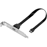 USB-C® adapter [1x moški konektor USB-C® - 1x ženski konektor USB-C®], (20428753)