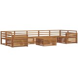  Set vanjskih sofa 8 kom. Prirodna Čvrsto drvo akacije | shoptok.hr