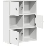  Polica za knjige bijela 60x24x76,5 cm izrađeno drvo | shoptok.hr