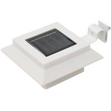  Vanjske solarne svjetiljke 6 kom LED četvrtaste 12 cm bijele | shoptok.hr