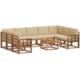  Set vanjskih sofa 10 kom. Prirodna i bež | shoptok.hr