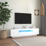 vidaXL tv ormarić s led svjetlima bijeli 160 x 35 x 40 cm Cijene