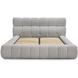 Bobochic Paris Svijetlo sivi tapecirani bračni krevet s prostorom za odlaganje s podnicom 160x200 cm Mont Blanc – | shoptok.hr