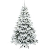  Umjetno božićno drvce s stalakom Bijelo 210 cm PE i PVC | shoptok.hr