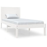 Furnova Posteljni okvir bel iz trdnega lesa 75x190 cm, (21941257) | Shoptok.si