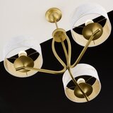 Jupiter 2109 - Luster na šipci KASZMIR 3xE27/15W/230V bela/zlatna/dekor mramora | Eponuda.com