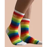 Nogavice Love is Love Rainbow Sock pisana