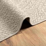  Rug "ZIZUR" Cream 200x200 cm Juta videz Notranje in zunanje | Shoptok.si