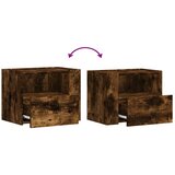  Zidni noćni ormarić boja dimljenog hrasta 45 x 30 x 35 cm | shoptok.hr
