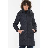 Dewberry Z6654 WOMEN'S COAT-NAVY BLUE Cijene