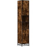 Furnova Kopalniška omarica dimljeni hrast 35x37,5x188,5 cm inž. les, (21947146) | Shoptok.si