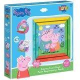 Luna Peppa Pig 2 u 1, bojanka-puzzle od 64 dijela s okvirom | shoptok.hr