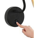  Brilagi - LED fleksibilna zidna lampa MAYA LED/3W/230V 4000K crna/zlatna | Eponuda.com