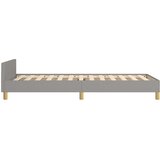  Okvir za krevet bez madraca svjetlosivi 90x190 cm od tkanine | shoptok.hr