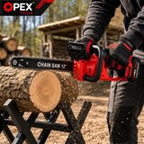  OPEX TOOLS OPX28015 akumulatorska lančana pila 12" 21 V s 2 baterije 3 Ah i koferom – brushless | shoptok.hr