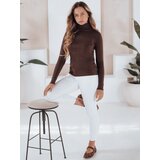 DStreet Damski sweter z golfem VANORIA brązowy | shoptok.hr