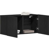 vidaXL TV ormarić crni hrast 80x30x41 cm inženjerski drvo | shoptok.hr