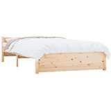  Posteljni okvir iz trdnega lesa 135x190 cm, (20645958) | Shoptok.si