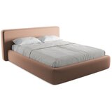 Makamii Svetlo rožnata oblazinjena zakonska postelja s prostorom za shranjevanje z letvenim dnom 160x200 cm Kiana – | Shoptok.si