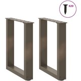  Noge za klub stolić U-oblik 2 kom Prirodni čelik 38 x (42-43) cm Čelik - Prirodna 38 x (42-43) cm 2 1 | shoptok.hr