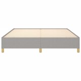  Okvir za krevet bez madraca svjetlosivi 160 x 200 cm od tkanine | shoptok.hr