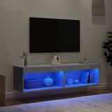 TV ormarići s LED svjetlima 2 kom boja betona 60x30x30 cm | Eponuda.com