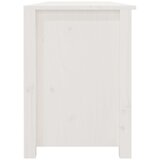  Klupa za cipele bijela 160 x 36,5 x 50 cm od masivne borovine | shoptok.hr