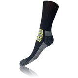 Bellinda OUTDOOR SOCKS - Socks for hiking and work shoes - black - yellow | Shoptok.si