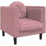  3-dijelni set sofa s jastucima ružičasti baršunasti | shoptok.hr