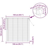  Venecijanska roleta Podesiva Srebrno Siva 150 x 150 cm PVC - Srebrno siva 150 x 150 cm | shoptok.hr