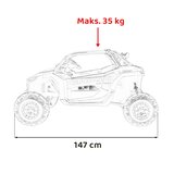  Dječji automobil na akumulator RACING Road 2000, rozi Slike