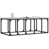 vidaXL Klubska mizica siva sonoma 100x50x35,5 cm inženirski les | Shoptok.si