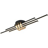  Crna LED stropna svjetiljka 18x81 cm Cinto – | shoptok.hr