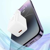 Baseus stenski polnilec (CCGN070401) - GaN - Type-C - hitro polnjenje - 30 W - črn | Shoptok.si