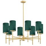  Argon 5055 - Luster na šipci ABRUZZO 8xE14/7W/230V mesing/zelena | Eponuda.com