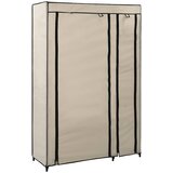  Sklopivi ormar od tkanine 110 x 45 x 175 cm krem | shoptok.hr
