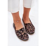 Maciejka Leather Patterned Ballet Flats | Shoptok.si