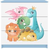  Dječja komoda - DINOSAURI - plava | shoptok.hr