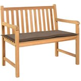  Jastuk za vrtnu klupu smeđesivi 100 x 50 x 3 cm tkanina Oxford Cijene