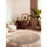 Villeroy Boch Bež ročno tkana okrogla preproga iz mešanice volne ø 200 cm Kivi – | Shoptok.si