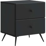 Noćni ormar Crna 43 x 34 5 x 47 5 cm Konstruirano drvo | shoptok.hr