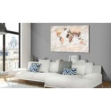  Slika na plutenoj podlozi - Stony Oceans [Cork Map] 90x60 | shoptok.hr