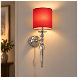 Brilagi Zidna lampa NUBILA 1xE27/60W/230V sjajni hrom/crvena Cene